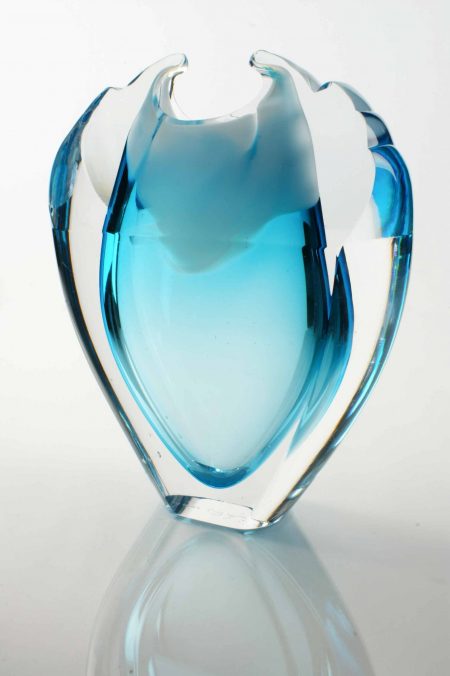 Ice Water. Glass Sculpture. Photography Credit, Nikki Williams.