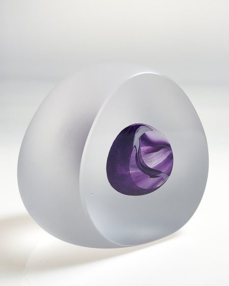 Triangular Object Purple & White